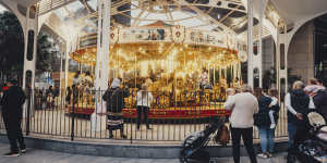 After eight years,Darling Harbour carousel reopens