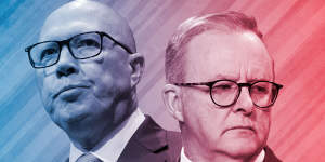 Peter Dutton and Anthony Albanese.