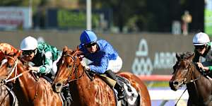 Tempted wins at Randwick on Saturday.