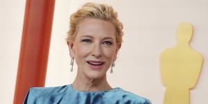 Cate Blanchett at the 2023 Oscars.
