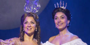 Silvie Paladino and Shubshri Kandiah make magic in Cinderella.