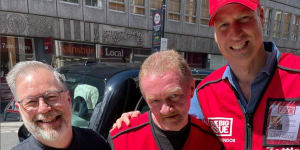 Prince William spotted selling Big Issue magazine in central London