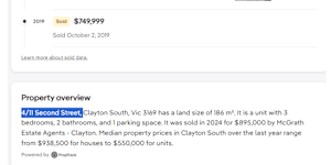 Different agencies listed on the sale of the same property.