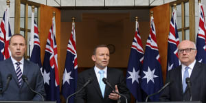 Turnbull was critical of the number of flags used by Abbott during his prime ministership.