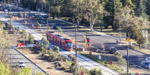Light rail will be given traffic priority 