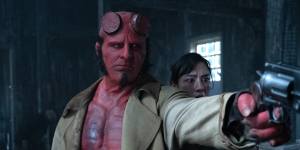 Depressing and cliched,this new Hellboy is just too much