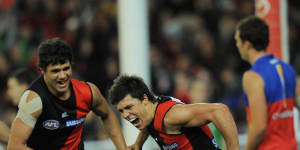 Angus Monfries and Paddy Ryder become Essendon life members