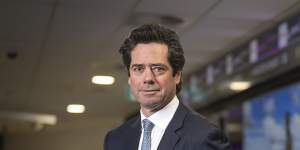 McLachlan ran the AFL until last year. He was appointed Tabcorp’s chief executive on Monday.