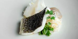 Go-to dish:Murray cod with angasi oyster,white radish,miso and celeriac.