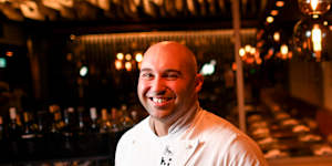 Delia at his CBD restaurant Maha in 2018.