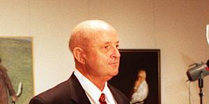 Brisbane-born William Robinson on winning the Archibald Prize in 1995.