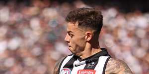Jamie Elliott loomed as a contant threat for the Pies in attack.