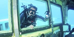 Under the sea exploring the wreck of HMAS Adelaide.