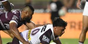 Enter Big Ben:Why the Broncos’ 205cm try-scoring debutant is ready for the NRL