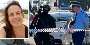 Krista Kach died in hospital after police shot her with a beanbag round to bring to a close a nine-hour siege.