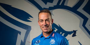 Alastair Clarkson won four premierships as coach of the Hawks.