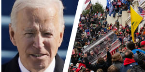 US President Joe Biden and the Capitol riots.
