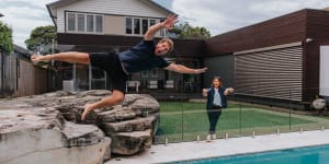 Rob Palmer,best known for teaching people DIY on Better Homes and Gardens,and his wife Gwenllian,have renovated their family home in Allambie Heights.