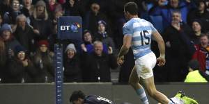 Scotland emerged on top in a tight tussle with Argentina.