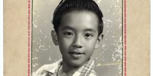 Tony Tan as a young boy in Kuantan,Malaysia. 