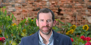 The new Royal Botanic Gardens Victoria CEO,David Harland.