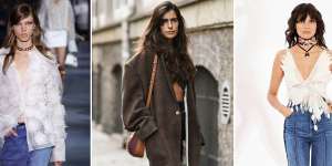 Jeans of the season:Valentino runway spring 2022;Street style at Paris Fashion Week;Zimmermann spring 2022.