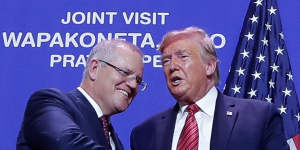 Outside of Scott Morrison appearing with Donald Trump at what was in effect a campaign rally in Ohio,even Morrison’s harshest critics have struggled to credibly find fault with how he or predecessor Malcolm Turnbull managed the relationship.