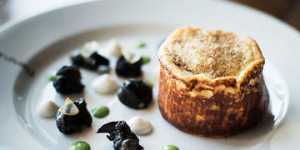 Souffle with snails at Donovans.