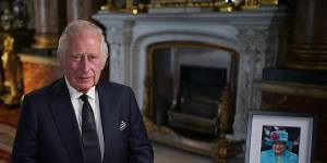 King Charles delivers his first televised address to Britain and the other 14 Commonwealth realms.