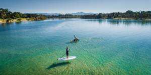 Urunga Lagoon … this beach playground is still relatively new.