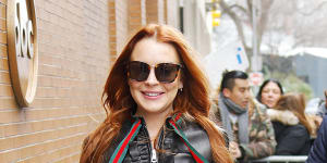 Lindsay Lohan seen in Los Angeles.