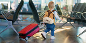 Travelling with kids is like dragging a suitcase with a squeaky wheel