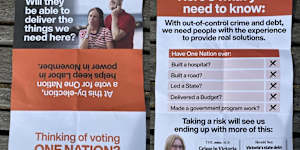 The Liberal Party is campaigning against One Nation in the Nepean byelection.