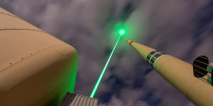 Scientists use high-power laser to divert lightning strikes