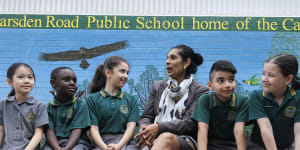 Last year 60 per cent of students at Marsden Road Public made above-average progress from year 3 to 5 in NAPLAN reading.