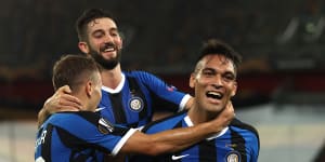 Martinez dazzles as Inter demolish Shakhtar to reach Europa League final