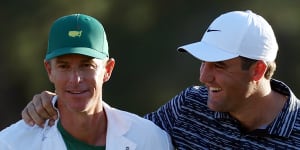 The $1 million caddie with three green jackets