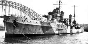 HMAS Sydney lost in an engagement with the Kormoran in 1941.