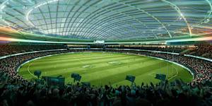 Up for debate:The AFL insists a billion-dollar stadium must be built at Macquarie Point for the Devils to join the league in 2028.