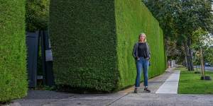 Lynne recently paid to extend the footpath in front of her home to save 100-year-old hedge. 