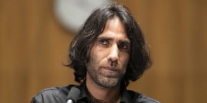 Behrouz Boochani was in Parliament House to call for a royal commission into the treatment of asylum seekers.
