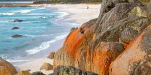 The Bay of Fires in north-east Tasmania has been crowned Australia’s best beach. 
