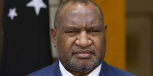 Papua New Guinean Prime Minister James Marape.