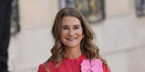 Melinda French Gates appeared to suffer from a panic attack when asked about Jeffrey Epstein.