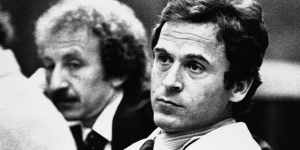 Ted Bundy,one of America’s worst serial killers,during his trial in 1979.