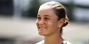 Ash Barty talks to the media about her retirement from tennis.