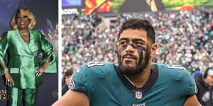 ‘I was shocked’:Soul legend stunned by Jordan Mailata’s singing skills