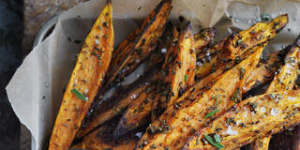 Food. Neil Perry's sweet potato wedges. SMH GOOD WEEKEND Picture by WILLIAM MEPPEM GW120922