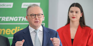 Prime Minister Anthony Albanese and Gorton MP Alice Jordan-Baird. 