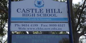 The now retired principal of Castle Hill High School has been placed on a “not to be employed” list by the education department. 